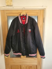 A New Mens Chicago Bulls Basketball Nba Varsity Jacket Size 2xl