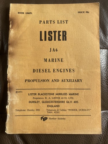 Lister ja6 marine diesel - lister,