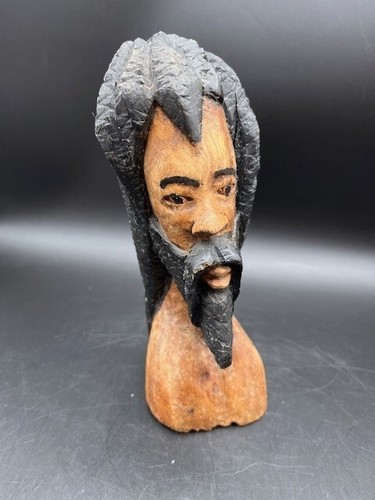Hand carved wood bob - carved,