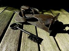 Antique Decorative Lock with Key for Pine/Oak Blanket Box/Chest/Trunk/Treasure D