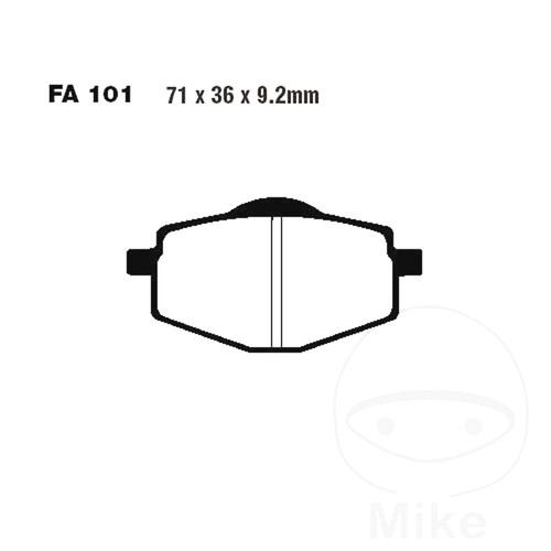 Ebc brake pads sintered - ebc,