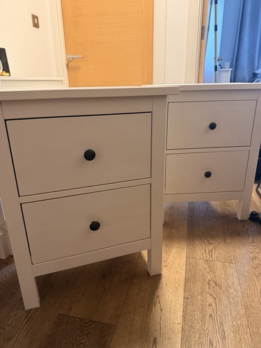 Hemnes ikea side tables - hemnes,