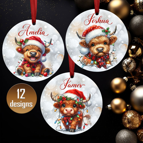 Personalised acrylic christmas - acrylic,