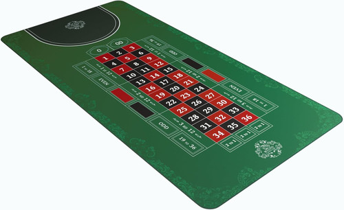 Casino style roulette mat - casino-style,