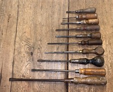 JOB LOT OF TEN VINTAGE WOODEN