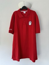 Team GB Great Britain Olympics XL Men's Polo Shirt Red Sports Athletic Official