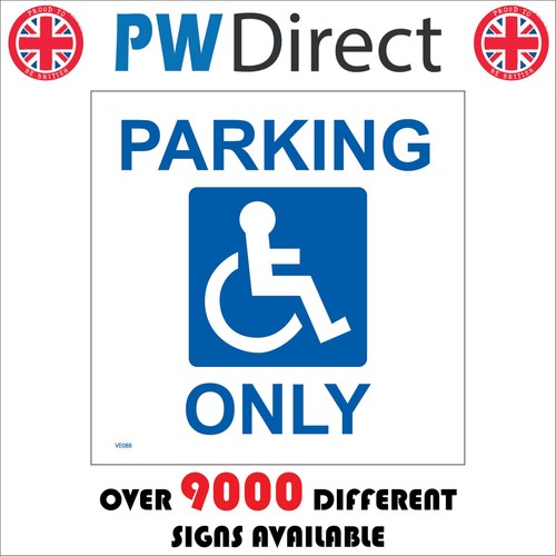 Sign disabled parking - disabled,