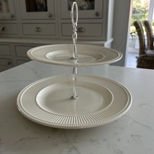Wedgwood Windsor 2 Tier Cake Stand Afternoon Tea Wedding Display Birthday Party