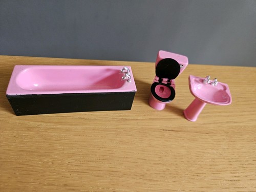 Vintage lundby barton - barton, pink