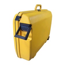 Samsonite Large Yellow Suitcase Hard Shell Combo Lock 2x Wheels 2x Handles VGC