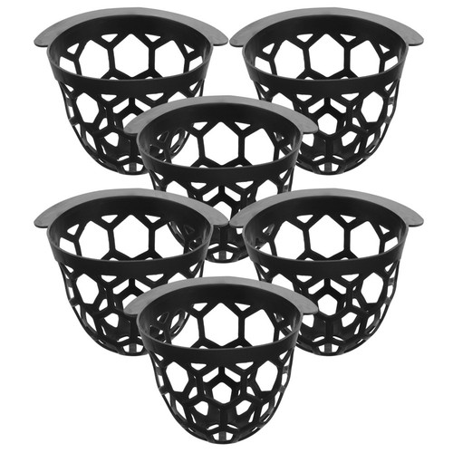 6pcs black tpe - black, table