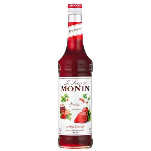 Monin strawberry syrup 70cl - strawberry,