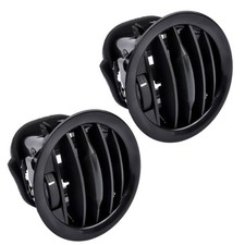 Black dashboard air vent - 2x,