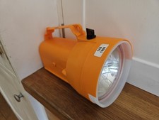 BT NITECH TORCH LANTERN FLASHLIGHT Vintage Retro Xcell Orange British Telecom 