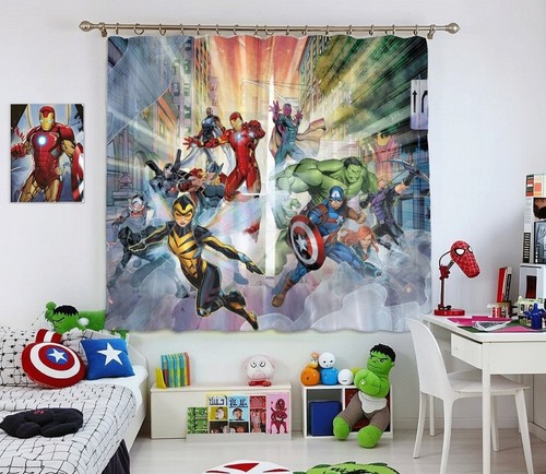 Marvel avengers photo curtains - avengers,