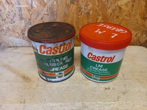 Castrol grease tubs both full - castrol,