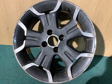 Citroen DS3 17” Alloy Wheel Black And Chrome Genuine Oem 