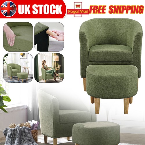 Accent armchair and ottoman - armchair,
