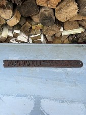 vintage Cast Iron louis g ford Eastbourne Fordwell sign plaque