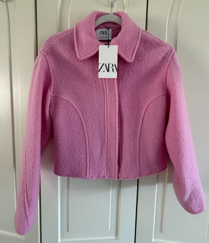 Zara girls pink suit jacket