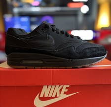 Nike Air Max 1 Triple Black Gum - U.K. Size 9. 