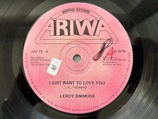 LEROY SIMMONS - I JUST WANT TO