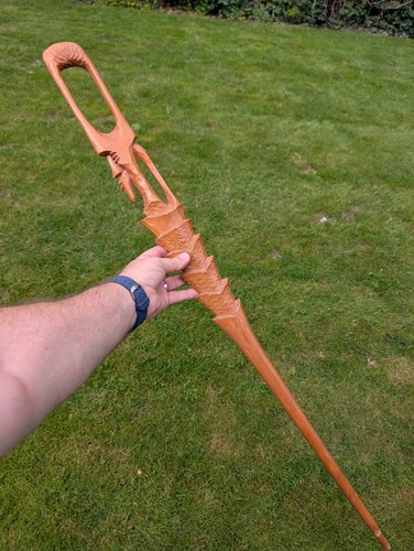 Vintage african walking stick - vintage,