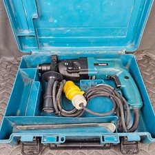 Makita HR2020 Corded SDS Plus Rotary Hammer Drill 20mm 110V 710W Blue