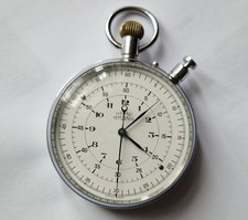 Nero LEMANIA Stop Watch   12 Hr counter  used by BBC large size 65mm