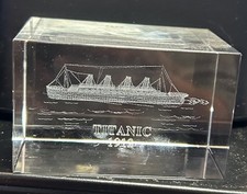 3D Laser Etched Glass Crystal
