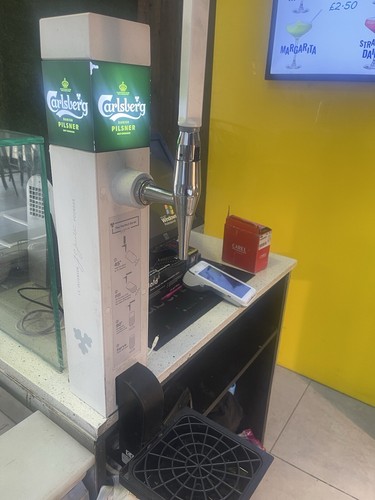 Carlsberg beer pump - carlsberg,