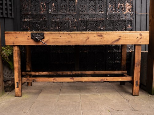Rustic vintage workbench - rustic,