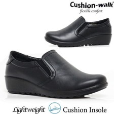 Ladies low wedge - ladies, cushioned
