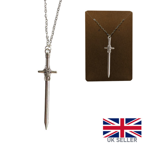 Metal sword necklace - sword, replica
