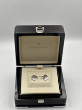 Patek Philippe 18kt white gold Calatrava cufflinks