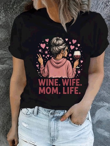 Womens casual graphic print - graphic,