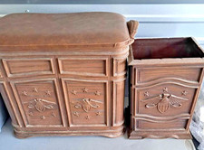 Vintage clothes hamper and