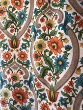Vintage Barkcloth Fabric