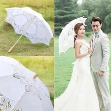 Hollowed Wedding Lace Umbrella