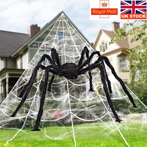 Halloween 200cm giant spider - 200cm,