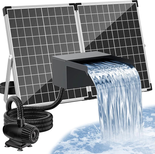 Biling solar pond - pond, waterfall