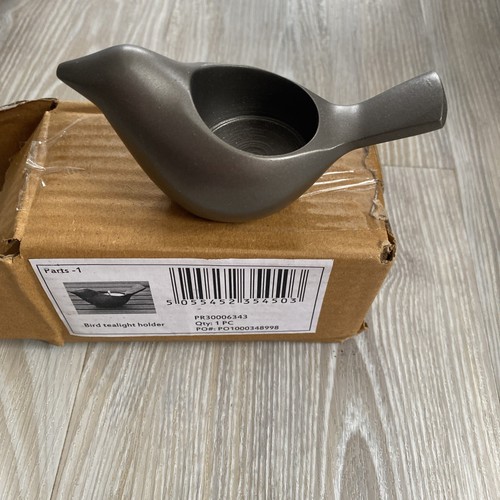 Bird tea light holder zinc - tea,