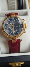 Stauer 27 Jewels Automatic Watch Moonphase Calendar Gold Tone A++ Condition 