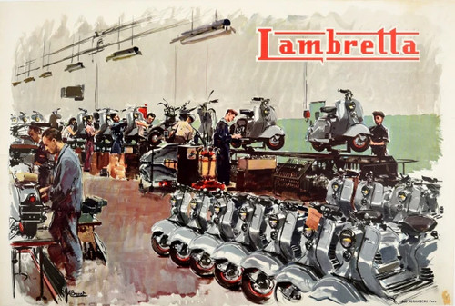 Lambretta factory workshop - factory,