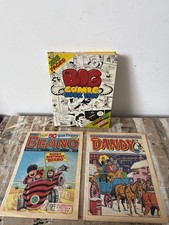 Vintage 1980s British Comic Bundle Beano Dandy Big Comic Book Annual 1987