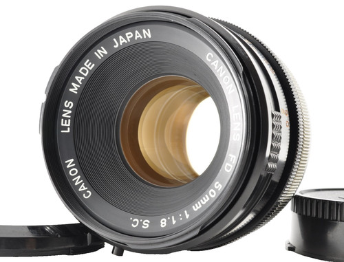 Exc canon fd 50mm f - exc+++++, f/1.8