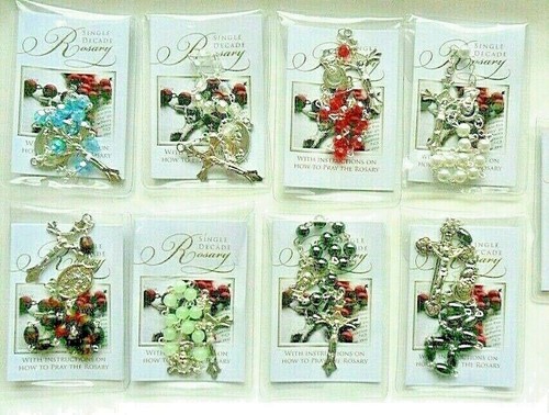 Single decade rosary beads