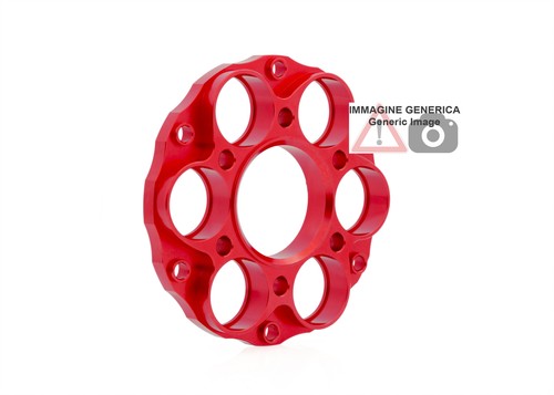 Cush drive hub - flange, red