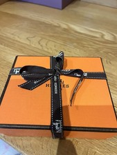 Stunning Vintage Hermes Enamel Bangle with Box. Turquoise Blue Horse Design