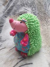 Mary Meyer Green Pink And Blue 8" Hedgehog Plush Toy
